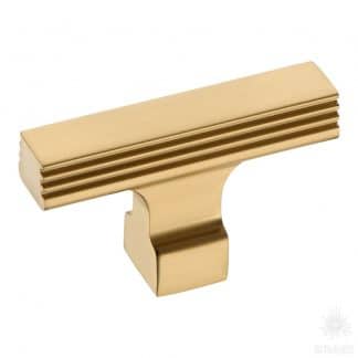 арт. 63-Champagne Gold Ручка кнопка, матовая латунь