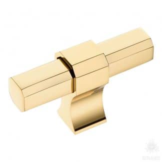 арт. 8720 0008 GL-GL Ручка кнопка, глянцевое золото